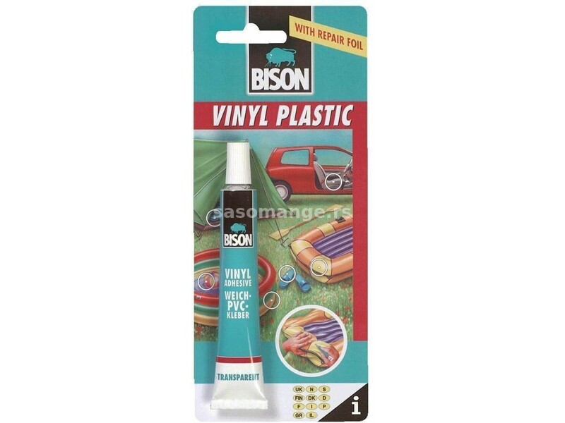 Bison Lepak Epoxy Vinyl Plastic Adhesive 25ml