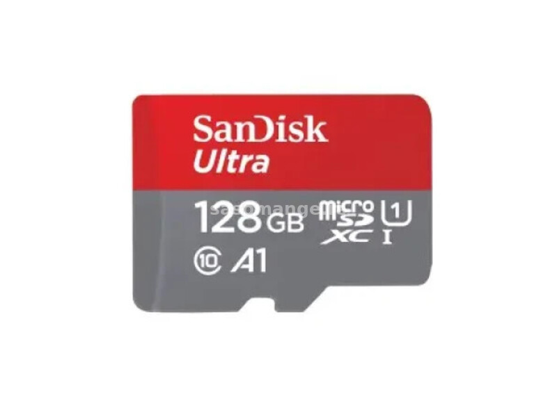 SanDisk SDXC 128GB ultra micro 140MB/s A1 class 10 UHS-I sa adapter