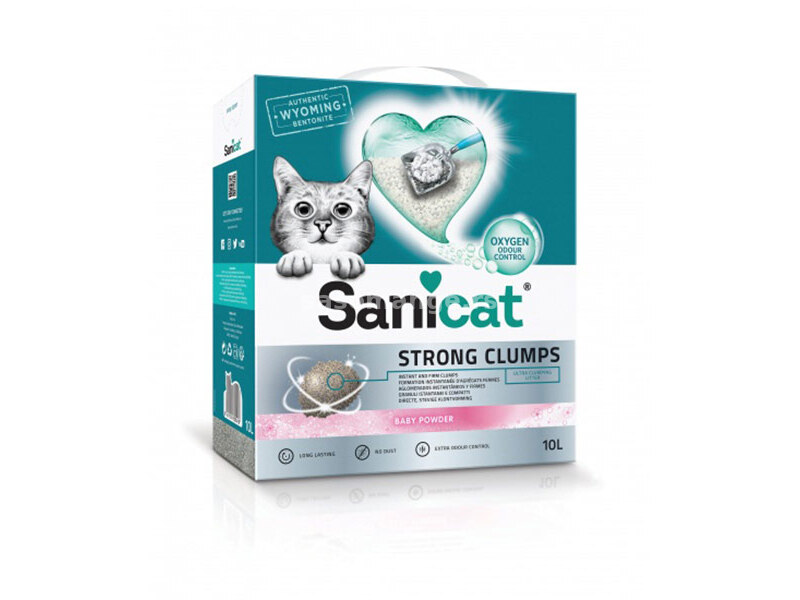 SANICAT grudvajući posip za mačke Strong Clumps - 6L