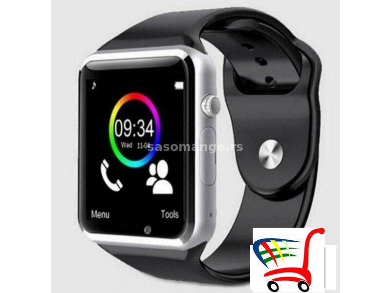 Sat - efon - Smart Watch A1 - 3 boje - - Sat - efon - Smart Watch A1 - 3 boje -