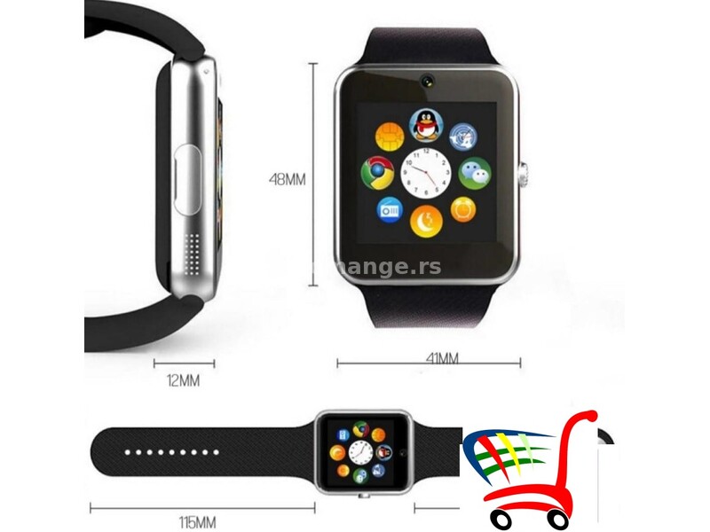 Sat - efon - Smart Watch A1 - 3 boje - - Sat - efon - Smart Watch A1 - 3 boje -