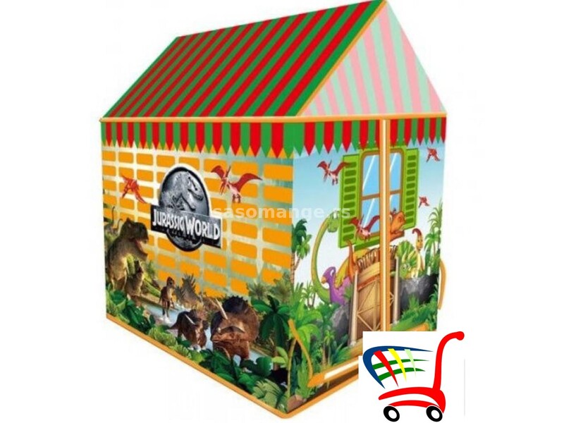 Šator za decu dinosaurus i 50 loptica - Dino šator - Šator za decu dinosaurus i 50 loptica - Dino...