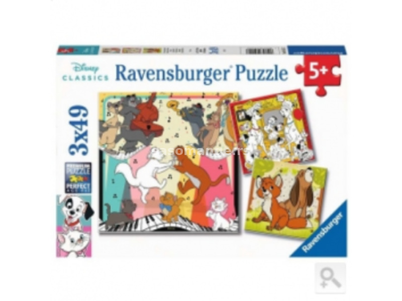 Ravensburger puzzle (slagalice) - Razigrane životinje RA05155