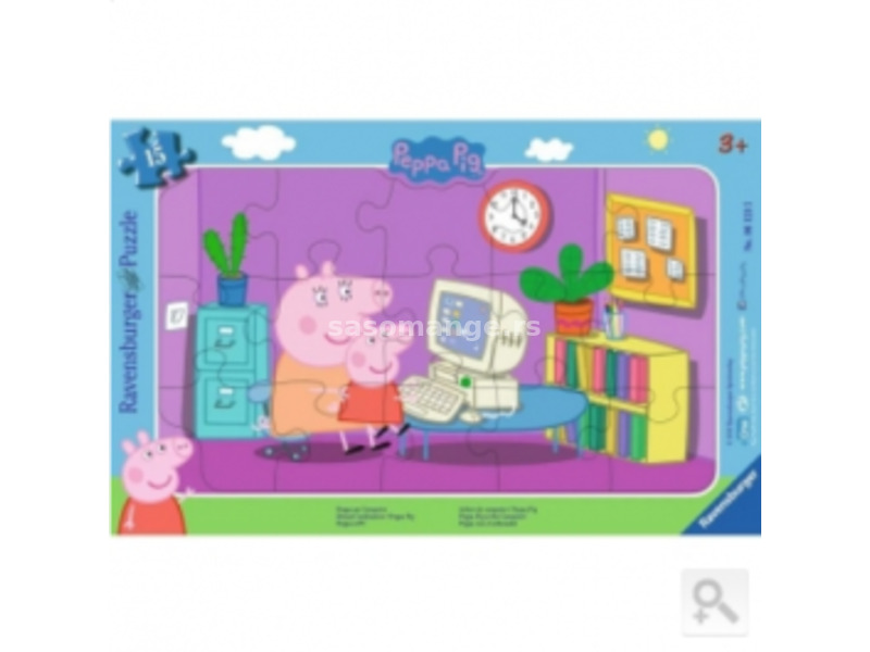 Ravensburger puzzle (slagalice) - Pepina za kompjuterom RA06123