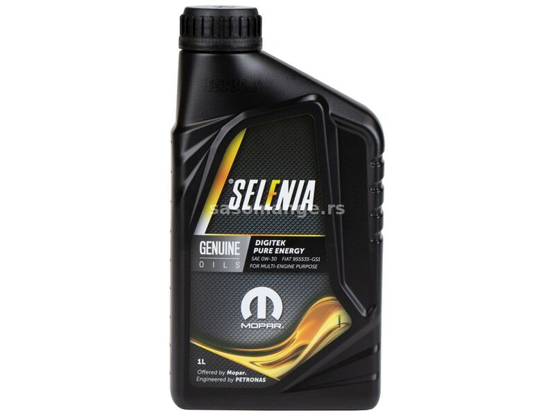 Motorno ulje SELENIA Digitek Pure Energy 0W30 1 L