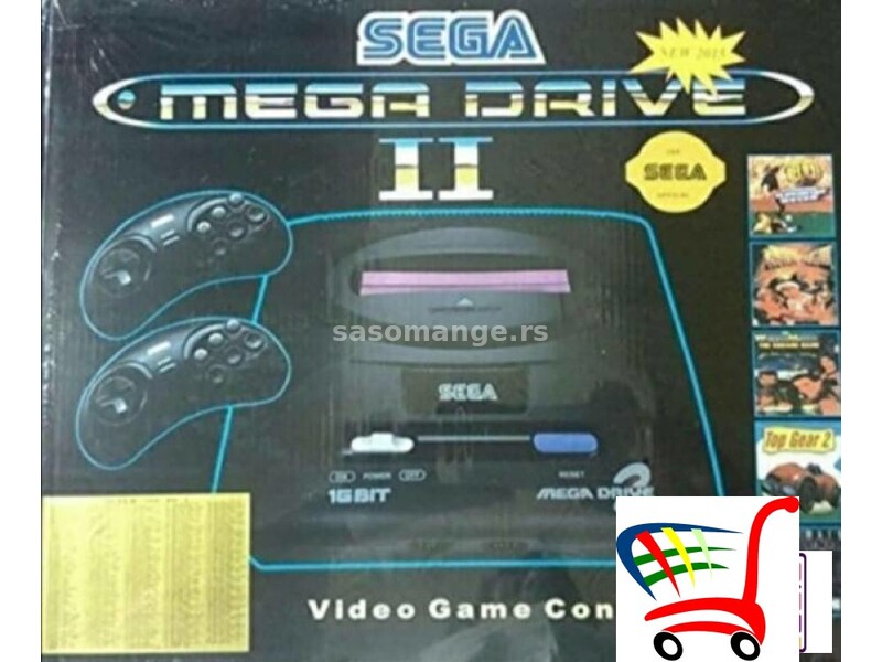 Sega mega drive 2 / retro konzola sa 368 igrica - Sega mega drive 2 / retro konzola sa 368 igrica