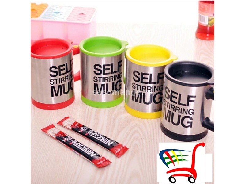 SELF MUG/samomešajuća šolja/više boja/ - SELF MUG/samomešajuća šolja/više boja/