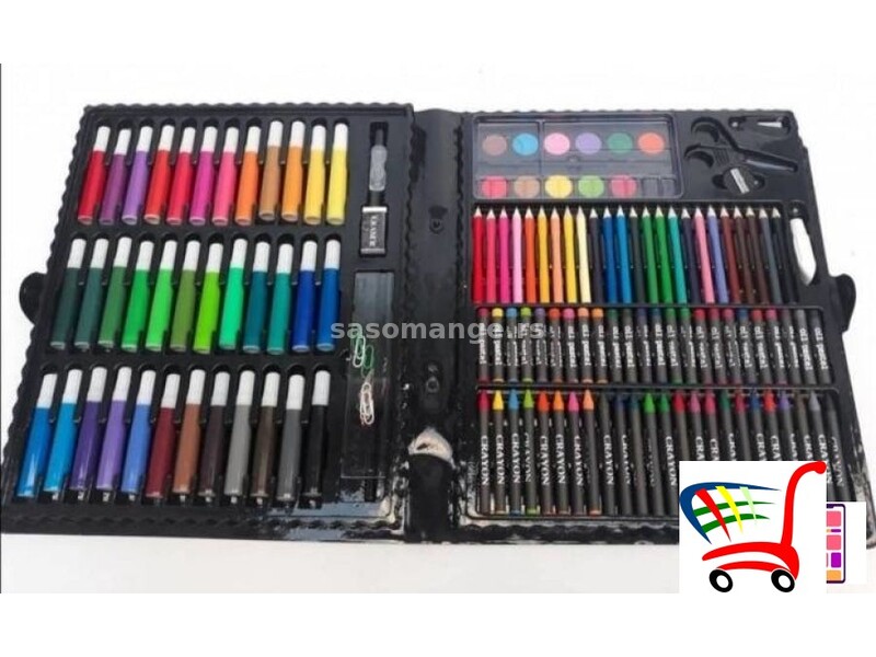 Set boja od 150 komada - kofer sa bojicama - Set boja od 150 komada - kofer sa bojicama