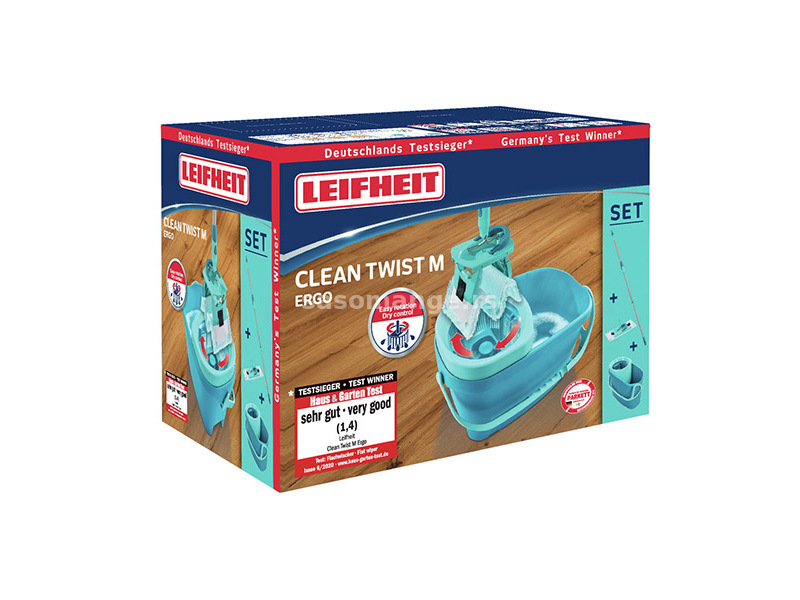 Set za čišćenje Clean twist M ergo Click Sistem Leifheit LF 52120