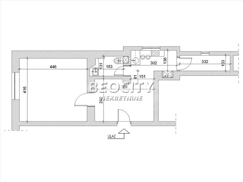 Vračar, Hram Svetog Save, , 1.5, 41m2