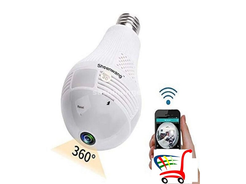 Sijalica Kamera Led Bežična WiFi 360 Stepeni - Sijalica Kamera Led Bežična WiFi 360 Stepeni