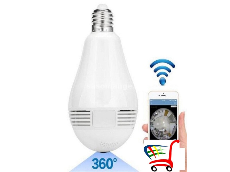 Sijalica Kamera Led Bežična WiFi 360 Stepeni - Sijalica Kamera Led Bežična WiFi 360 Stepeni