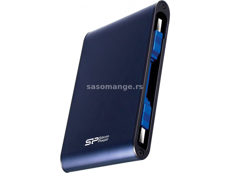 Silicon Power Portable HDD 2TB, Armor A80, Protection, Blue ( SP020TBPHDA80S3B )