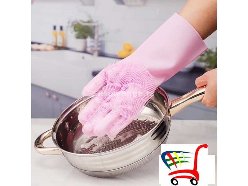 Silikonske rukavice za pranje sudova-NOVA - Silikonske rukavice za pranje sudova-NOVA
