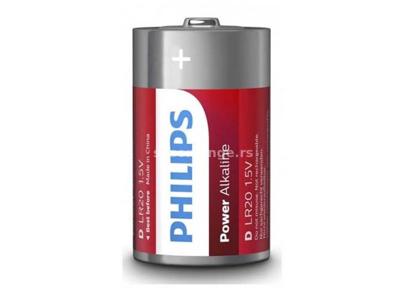 Philips Baterija Powerlife LR20/D (1/2)