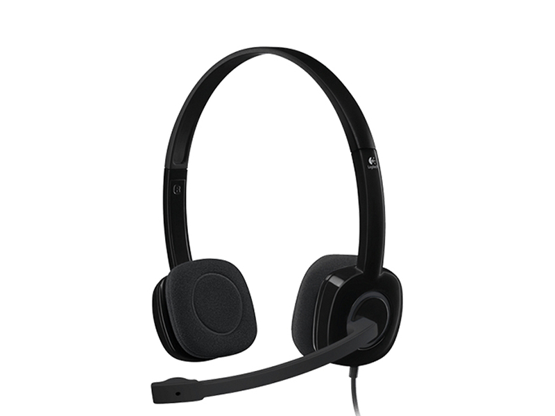 Slušalice sa mikrofonom Headset single jack sH151 crne Logitech ZVU01358