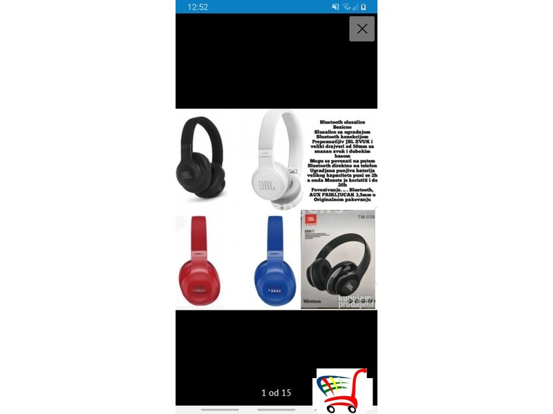 Slušalice tm-039 JBL - Slušalice tm-039 JBL