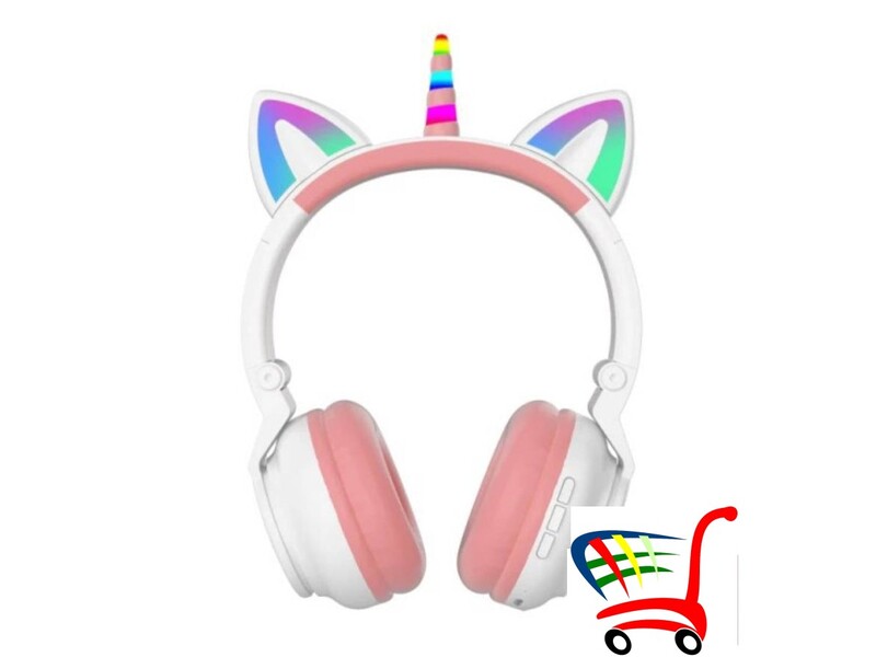 Slušalice za decu sa rogom i ušima - Slušalice za decu sa rogom i ušima