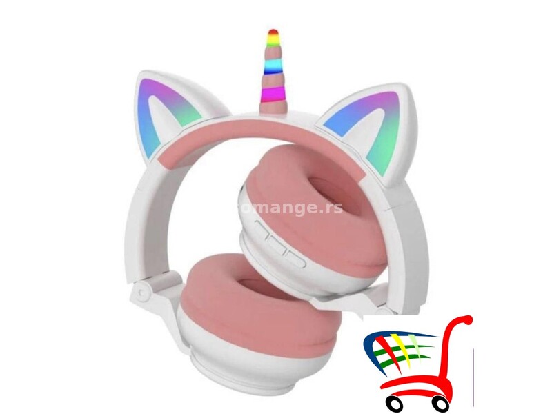 Slušalice za decu sa rogom i ušima - Slušalice za decu sa rogom i ušima