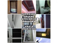 Sanacija reparacija popravka Drvenih prozora i vrata Beograd