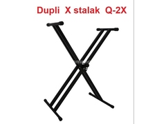 X stalak za klavijaturu dupli Q-2X