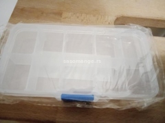 Plasticna kutija klaser 13x7x2.5 cm