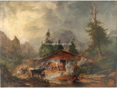 Slika Friedrich Gauermann 48 x 65 cm