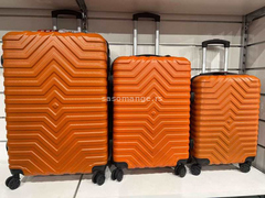 Ormi koferi za putovanje od ABS set 3u1 Narandzasti