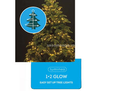 Novogodišnja LED rasveta za jelku 180cm-171L Toplo bela Lumineo 1-2 Glow 495461