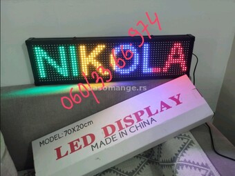 Led reklama 70cm. x 20cm.