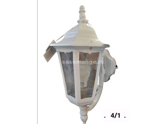 Spoljna zidna baštenska lampa FENJER 4/1 beli