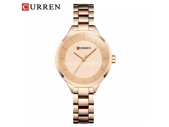 Očaravajući CURREN 9015 luksuzni damski sat-ružičasto zlato
