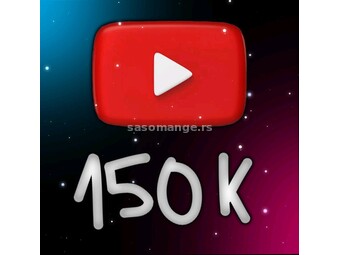 YouTube kanal 150.000 pretplatnika
