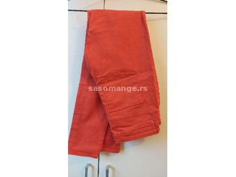 H&amp;M crvene pamučne pantalone