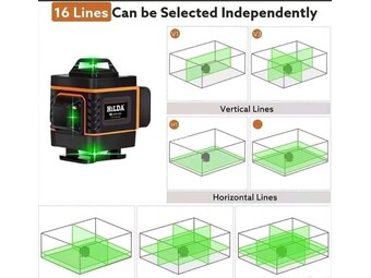 Laser za nivelaciju 4D 16 Linija Digitalni