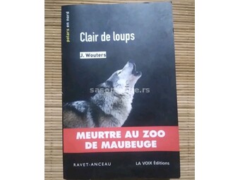 Knjiga na francuskom jeziku "Meurtre au zoo de maubeuge"