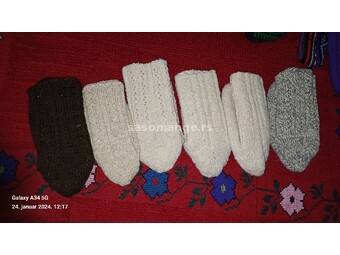 Čarape pletene