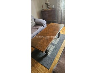 Stilski sto, 140x60, puno drvo