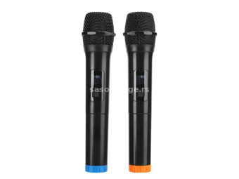 Bezicni mikrofon karaoke set 2 komada
