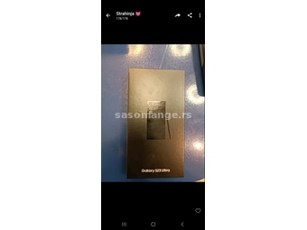 NOVO Samsung Galaxy S23 ultra crni 256gb