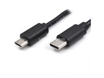 USB mikro na Tip C M/M kabl 1m Kettz UMC-K010
