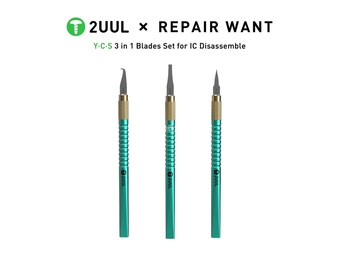 Set nozica za skidanje cipova 2UUL x Repair Want Y-C-S 3 in 1 Blades Set for IC Disassemble