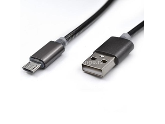 USB metalni kabl Mikro 1m MAB-K10 Grey