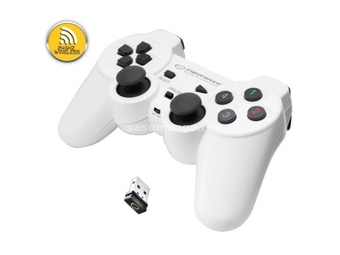 ESPERANZA EGG108W Gladiator PS3/PC Wireless Gamepad white
