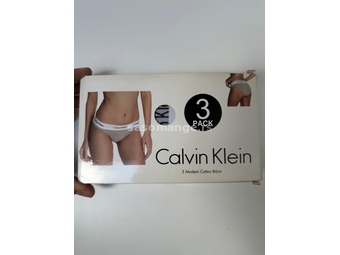 Calvin Klein zenske gace slip set 3 komada XXL velicina BCS
