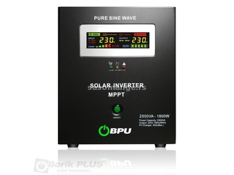 Pure sine wave DC-AC inverter 24V-230V,1800W MPPT