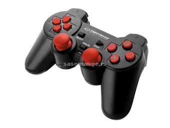 ESPERANZA EG106 PC/PS2/PS3 Corsair gamepad black red
