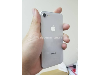 iPhone 8 Silver Sim Free 100% Batt TI801