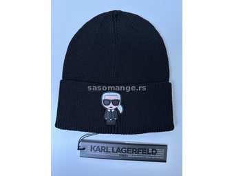 Karl Lagerfeld zimska kapa crne boje unisex K10