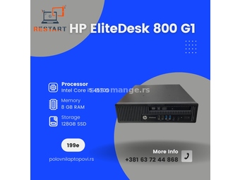 AKCIJA!!!HP EliteDesk 800 G1 i5 4570S 8GB Ram 128 SSD kao Novo